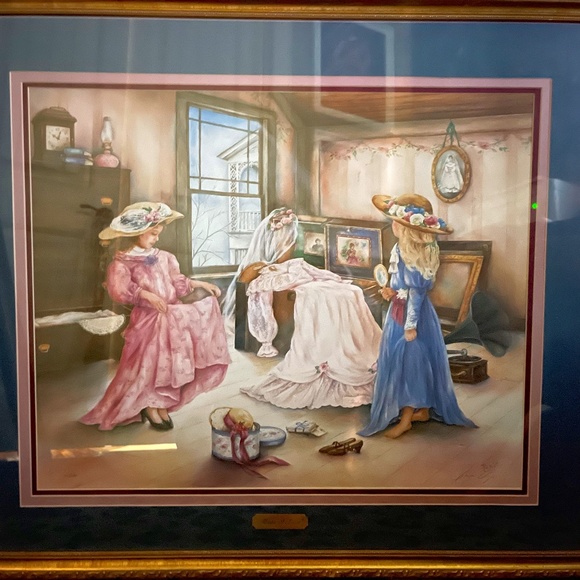 Paula Vaughan, LIMITED EDITION PRINT, "Make Believe" 535/1200 - Picture 1 of 3